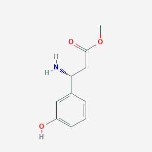 methyl (3R)-3-amino-3-(3-hydroxyphenyl)propanoate