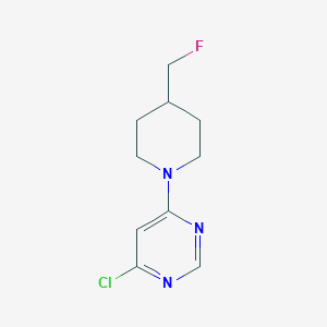 molecular formula C10H13ClFN3 B1489198 4-Chloro-6-(4-(fluoromethyl)piperidin-1-yl)pyrimidine CAS No. 2022325-61-5