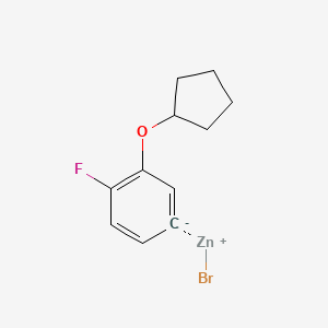 3-Cyclopentyloxy-4-fluorophenylZinc bromide