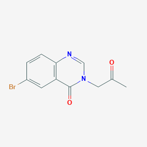 6-Bromo-3-(2-oxopropyl)quinazolin-4(3h)-one