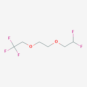 molecular formula C6H9F5O2 B14891999 1-Difluoroethoxy-2-Trifluoroethoxyethane 