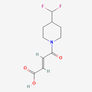 molecular formula C10H13F2NO3 B1489200 (E)-4-(4-(difluoromethyl)piperidin-1-yl)-4-oxobut-2-enoic acid CAS No. 1995793-16-2