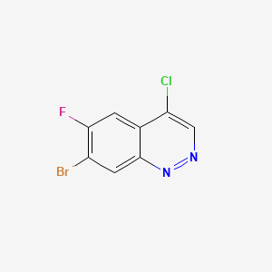 7-Bromo-4-chloro-6-fluorocinnoline