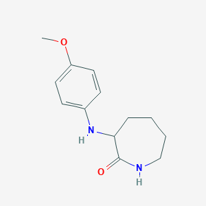 3-((4-Methoxyphenyl)amino)azepan-2-one