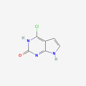 4-Chloro-1,3-dihydro-2H-pyrrolo[2,3-d]pyrimidin-2-one