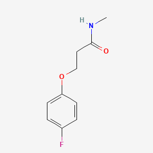 molecular formula C10H12FNO2 B14892050 3-(4-fluorophenoxy)-N-methylpropanamide 