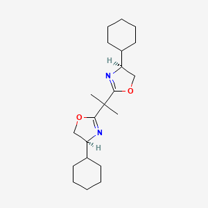 (4S,4'S)-2,2'-(Propane-2,2-diyl)bis(4-cyclohexyl-4,5-dihydrooxazole)