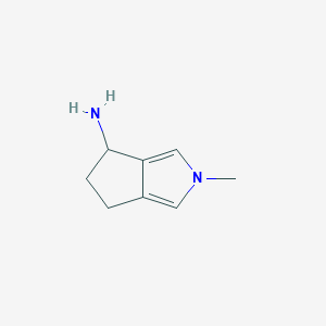 2-methyl-5,6-dihydro-4H-cyclopenta[c]pyrrol-4-amine