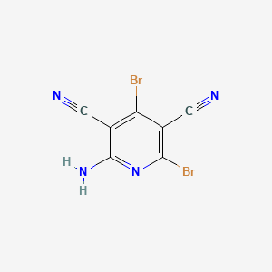 2-Amino-4,6-dibromopyridine-3,5-dicarbonitrile