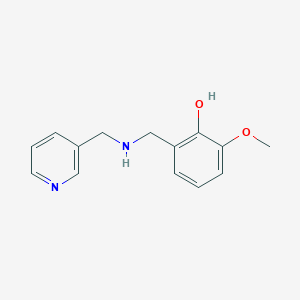 2-Methoxy-6-{[(pyridin-3-ylmethyl)amino]methyl}phenol