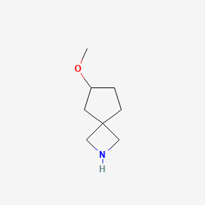 molecular formula C8H15NO B14892134 6-Methoxy-2-azaspiro[3.4]octane 