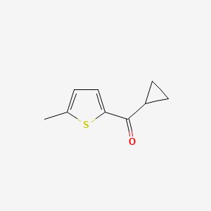 molecular formula C9H10OS B14892138 Cyclopropyl(5-methylthiophen-2-yl)methanone 