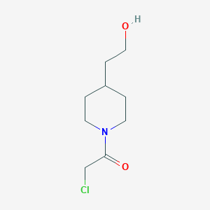 molecular formula C9H16ClNO2 B1489214 2-Chloro-1-(4-(2-hydroxyethyl)piperidin-1-yl)ethan-1-one CAS No. 2027932-55-2