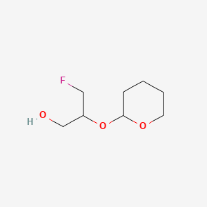 3-Fluoro-2-((tetrahydro-2H-pyran-2-yl)oxy)propan-1-ol