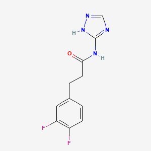 3-(3,4-difluorophenyl)-N-(4H-1,2,4-triazol-3-yl)propanamide