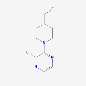 molecular formula C10H13ClFN3 B1489226 2-Chloro-3-(4-(fluoromethyl)piperidin-1-yl)pyrazine CAS No. 2001944-05-2