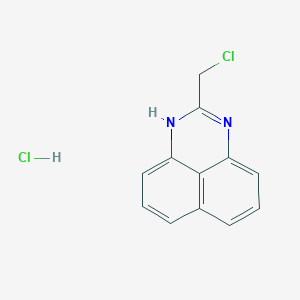 B148923 2-(chloromethyl)-1H-perimidine hydrochloride CAS No. 125983-34-8