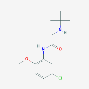 2-(tert-butylamino)-N-(5-chloro-2-methoxyphenyl)acetamide