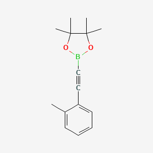 4,4,5,5-Tetramethyl-2-(o-tolylethynyl)-1,3,2-dioxaborolane