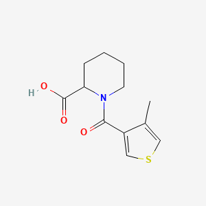 1-(4-Methylthiophene-3-carbonyl)piperidine-2-carboxylic acid