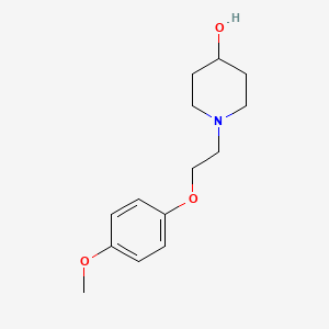 1-(2-(4-Methoxyphenoxy)ethyl)piperidin-4-ol