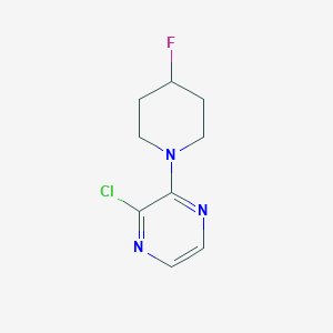 molecular formula C9H11ClFN3 B1489236 2-氯-3-(4-氟哌啶-1-基)吡嗪 CAS No. 2002318-92-3