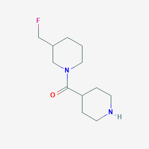 molecular formula C12H21FN2O B1489237 (3-(Fluoromethyl)piperidin-1-yl)(piperidin-4-yl)methanone CAS No. 2091184-74-4