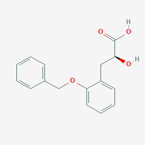 molecular formula C16H16O4 B14892397 (S)-3-(2-(benzyloxy)phenyl)-2-hydroxypropanoic acid 