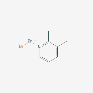 molecular formula C8H9BrZn B14892403 2,3-DimethylphenylZinc bromide 