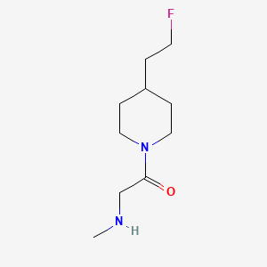 molecular formula C10H19FN2O B1489243 1-(4-(2-Fluoroethyl)piperidin-1-yl)-2-(methylamino)ethan-1-one CAS No. 2097989-37-0
