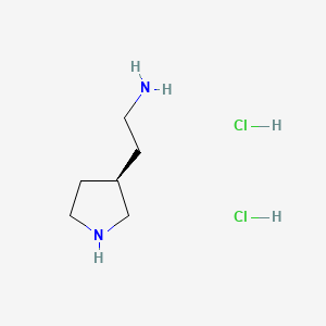 (R)-2-(Pyrrolidin-3-yl)ethan-1-amine dihydrochloride