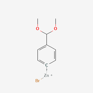 4-(Dimethoxymethyl)phenylZinc bromide