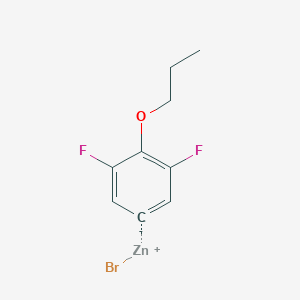 (3,5-Difluoro-4-n-propyloxyphenyl)Zinc bromide