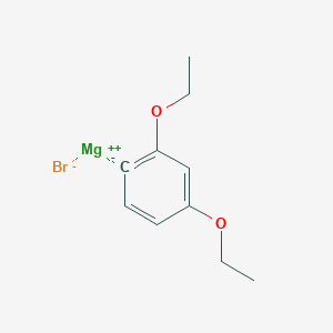 molecular formula C10H13BrMgO2 B14892501 (2,4-Diethoxyphenyl)magnesium bromide 