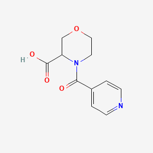 4-Isonicotinoylmorpholine-3-carboxylic acid