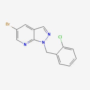 5-Bromo-1-(2-chlorobenzyl)-1h-pyrazolo[3,4-b]pyridine