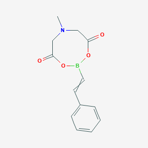 6-Methyl-2-(2-phenylethenyl)-1,3,6,2-dioxazaborocane-4,8-dione