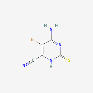 6-Amino-5-bromo-2-thioxo-2,3-dihydropyrimidine-4-carbonitrile