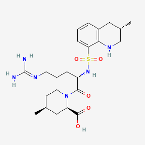 (2R,4S)-4-Methyl-1-((((S)-3-methyl-1,2,3,4-tetrahydroquinolin-8-yl)sulfonyl)-L-arginyl)piperidine-2-carboxylic acid