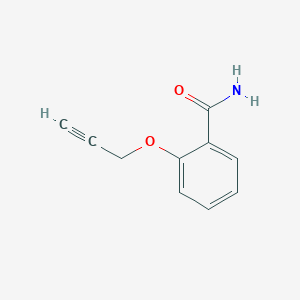 molecular formula C10H9NO2 B14892572 2-(Prop-2-yn-1-yloxy)benzamide 