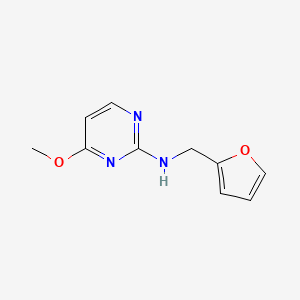 molecular formula C10H11N3O2 B14892596 N-(furan-2-ylmethyl)-4-methoxypyrimidin-2-amine 