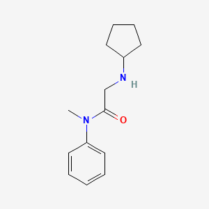 2-(cyclopentylamino)-N-methyl-N-phenylacetamide