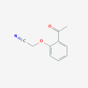 molecular formula C10H9NO2 B14892642 2-(2-Acetylphenoxy)acetonitrile 