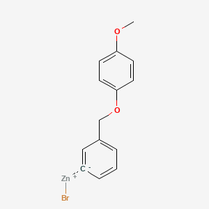 3-(4-Methoxyphenoxymethyl)phenylZinc bromide