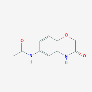 molecular formula C10H10N2O3 B14892648 n-(3-Oxo-3,4-dihydro-2h-benzo[b][1,4]oxazin-6-yl)acetamide 