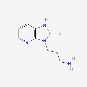 3-(3-aminopropyl)-1,3-dihydro-2H-imidazo[4,5-b]pyridin-2-one