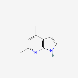 molecular formula C9H10N2 B14892668 4,6-Dimethyl-7-azaindole 