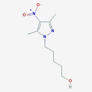 5-(3,5-dimethyl-4-nitro-1H-pyrazol-1-yl)pentan-1-ol