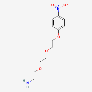 molecular formula C12H18N2O5 B14892687 2-(2-(2-(4-Nitrophenoxy)ethoxy)ethoxy)ethanamine 