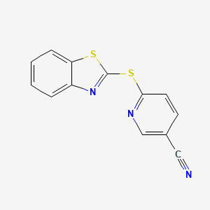 6-(Benzo[d]thiazol-2-ylthio)nicotinonitrile